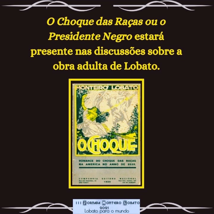 JornadasML's tweet photo. A obra infantil, a obra adulta e suas traduções estarão presentes ao longo dos nossos encontros. 

Dias 6, 7, 8 e 9 de dezembro você tem um encontro marcado com Lobato! 

#MonteiroLobato #usp #fflch #unitau  #literaturabrasileira #literatura  #america #presidentenegro #negrinha https://t.co/2x0Dq8vOzw