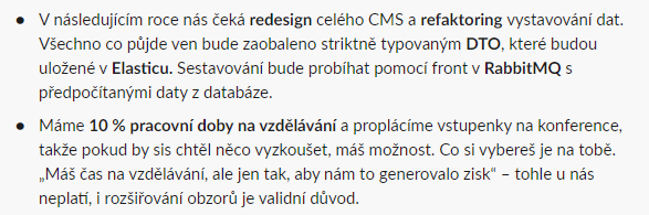 Spamercz's tweet photo. Hledám k sobě do týmu v @peckadesign parťáka se zkušenostmi, který by se plynule zapojil do vývoje našeho řešení pro e-shopy postavené na Nette. 

TL;DR https://t.co/aPXS4Ggqn2 https://t.co/DOcV8Fgy83