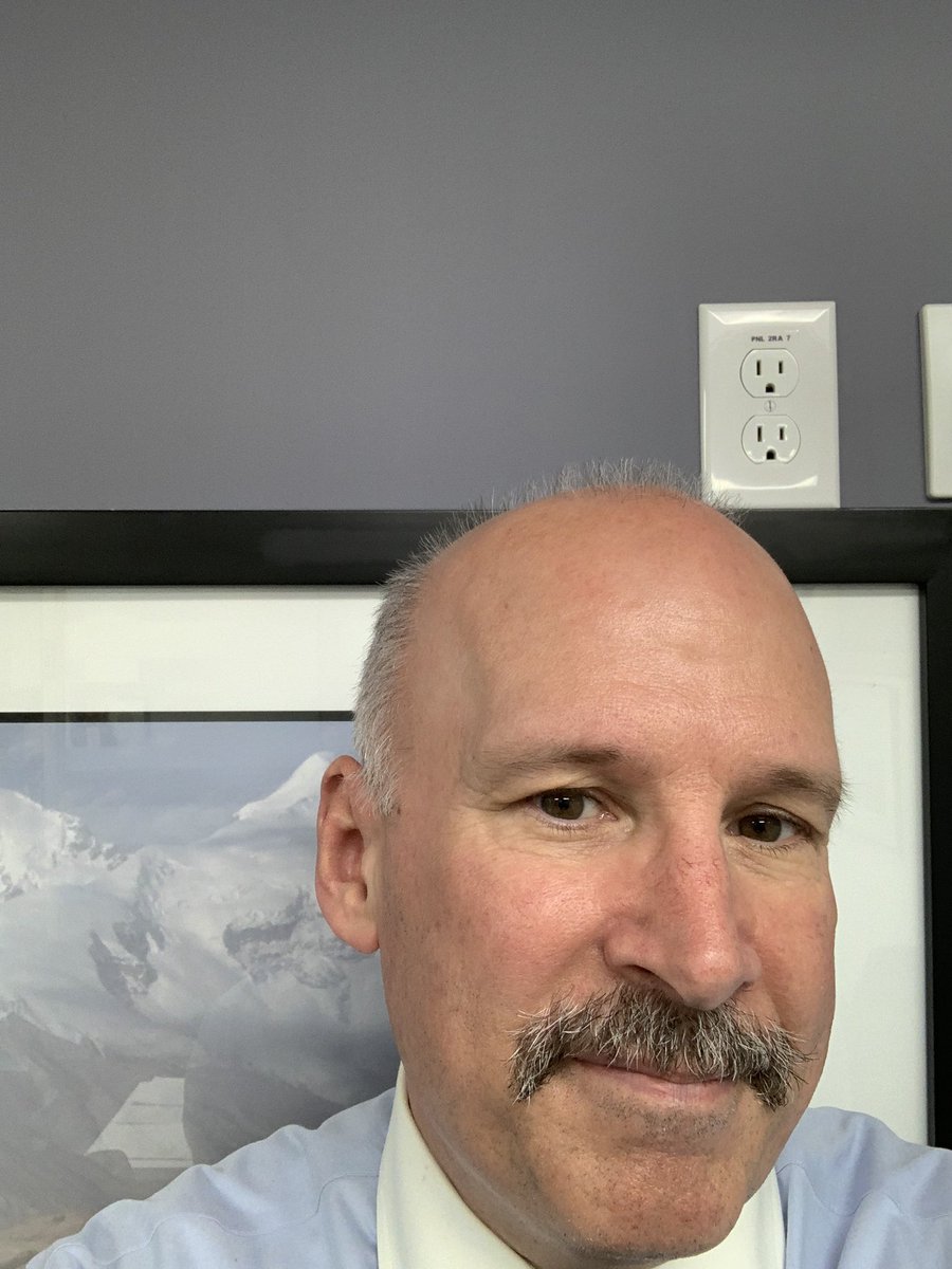 KenComms's tweet photo. As #Mowvember comes to a close, I admit that my hair doesnβt grow like it used to!! #MensHealth #prostatecancer #GetChecked https://t.co/r6NfqBpPcb