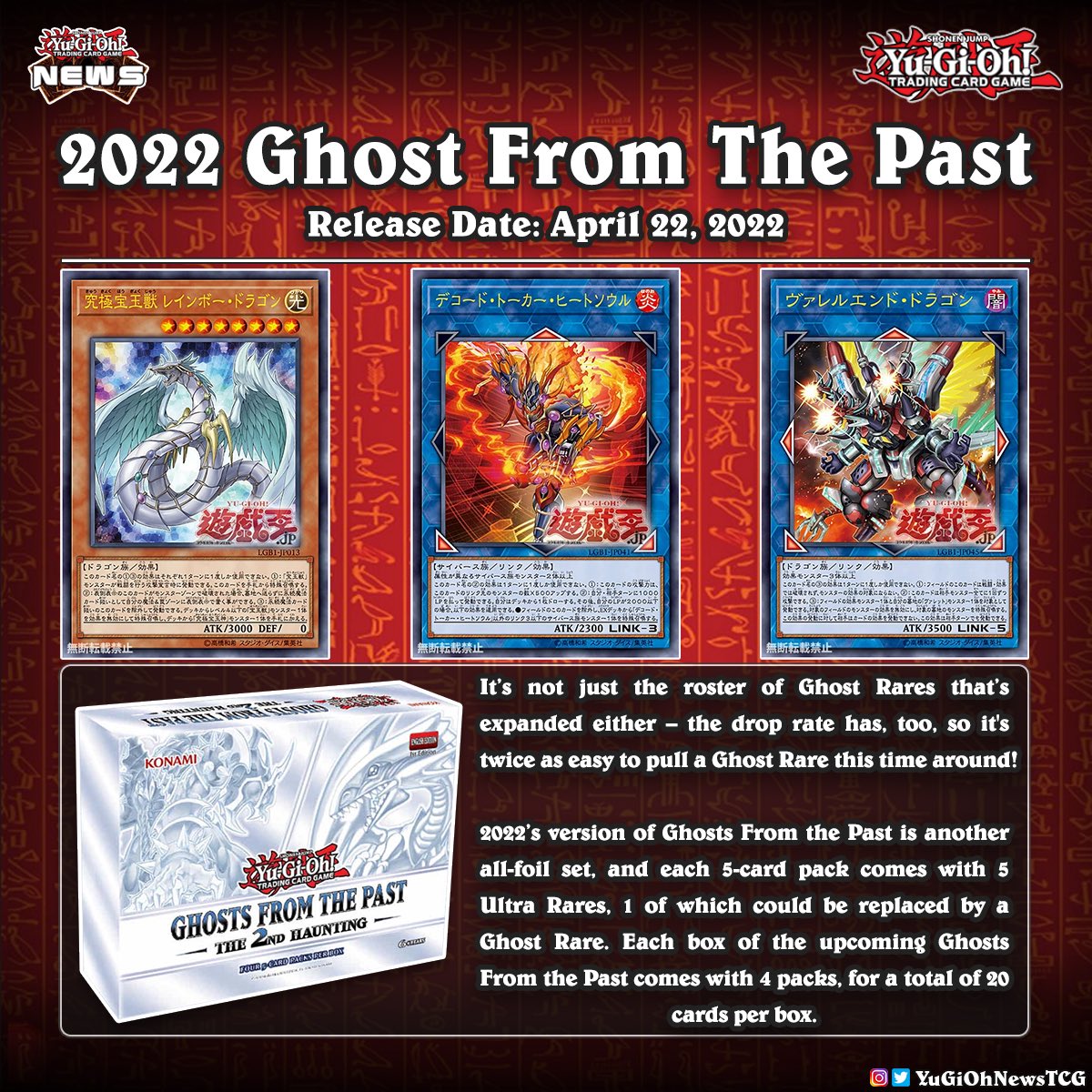 YuGiOh News on Twitter " 2022 𝗚𝗵𝗼𝘀𝘁𝘀 𝗙𝗿𝗼𝗺 𝘁𝗵𝗲 𝗣𝗮𝘀𝘁 Now It’s official