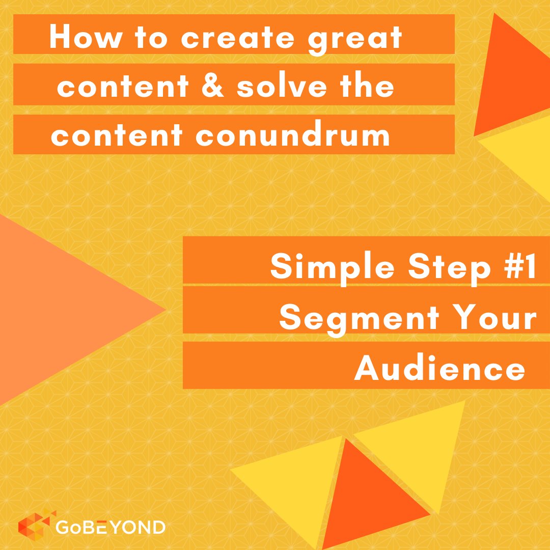 GoBeyondSEO's tweet image. The biggest mistake business owners make is trying to be ALL things to ALL people. A customized audience makes for a more personal and effective message when creating #content for your #webstie.