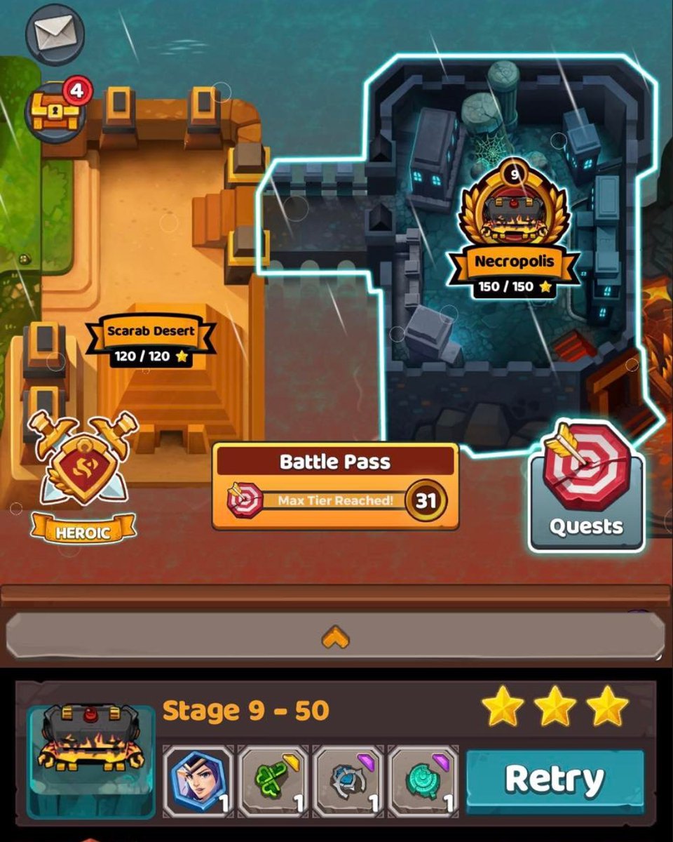 Congrats to one of our top Bouncers, Labib Daniel, for completing heroic Stage 9-50! 🎉

What's the highest stage you've beaten?? 👀

#bb #battlebouncers #brickbreaker #rpg #mobilegame