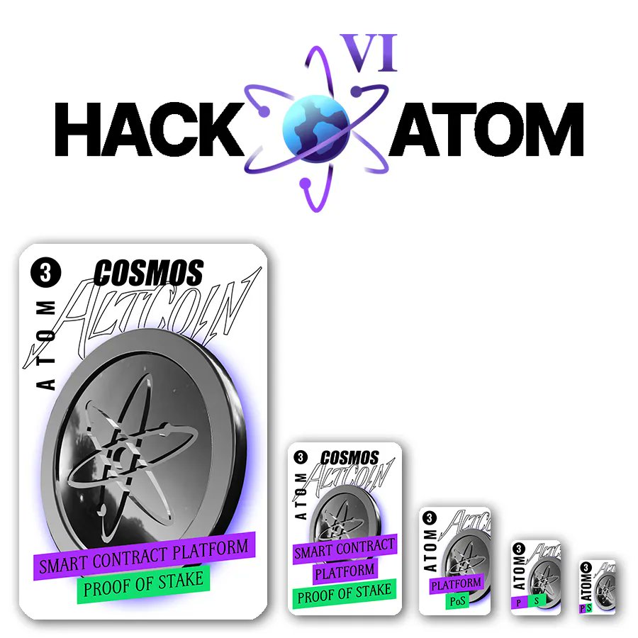 getcryptogame's tweet image. The design for our digital version for HackAtom VI is coming together nicely!

@hack4atom @cosmos @pylonstech @dragosroua #HackATOM #HackATOMVI #PylonsSDK #NFTGame #Web3 #BlockchainGame #Cosmos #crypto #cryptonews #cardgame  #cryptogame