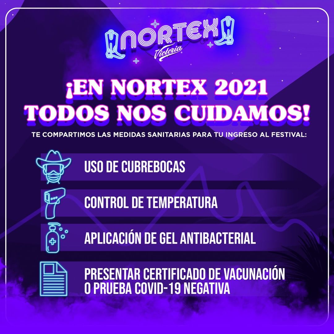 DarshanMx's tweet photo. ► Conoce las medidas sanitarias para ingresar a @NortexFestival

📅  La cita es el sábado 11 de diciembre de 2021 en el @parquefundidora en Monterrey, Nuevo Leon.

☆ #Nortex #Primetime #ParqueFundidora #Monterrey #NuevoLeón https://t.co/tq3FW0T0fo