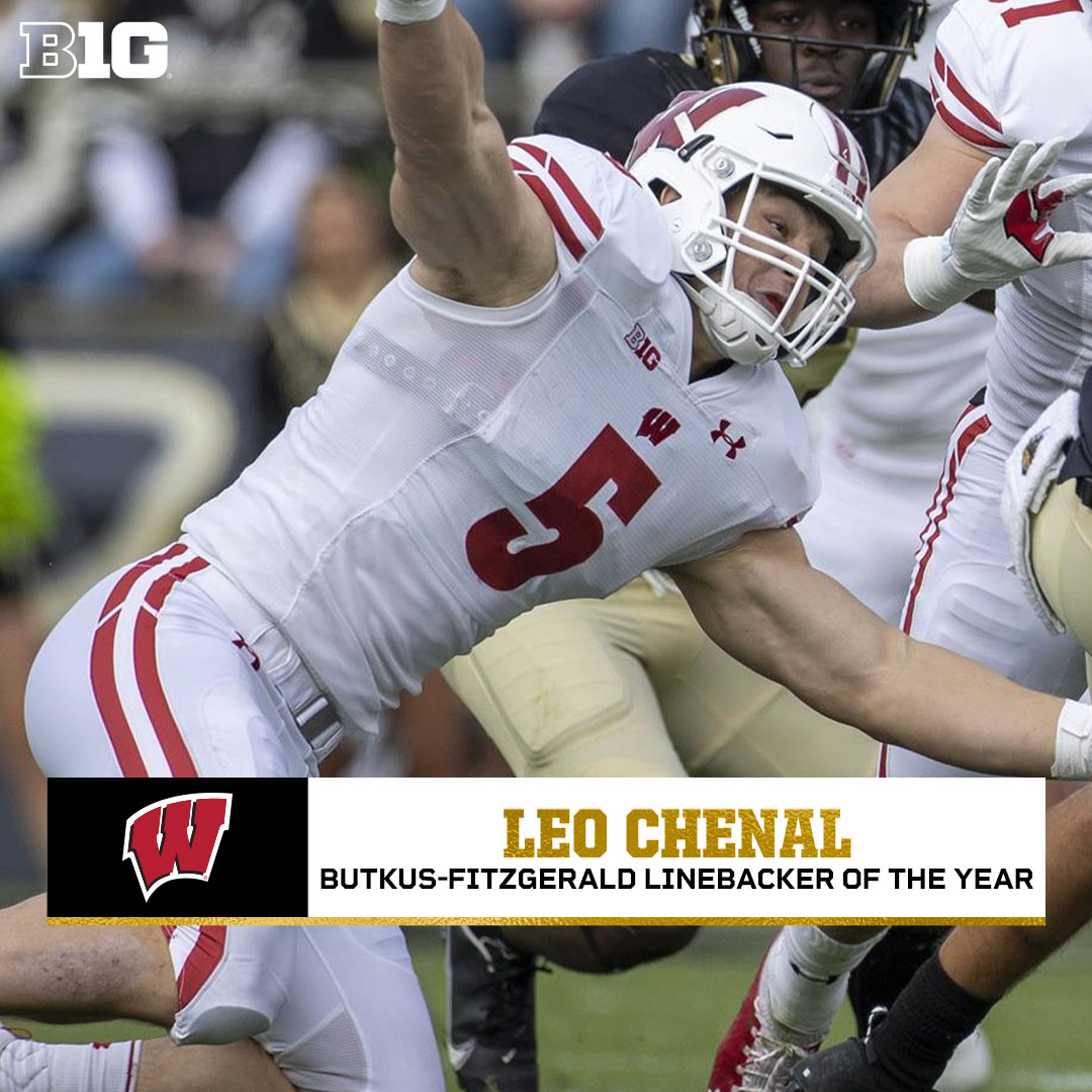 Packers Draft Target Wisconsin Badger Leo Chenal