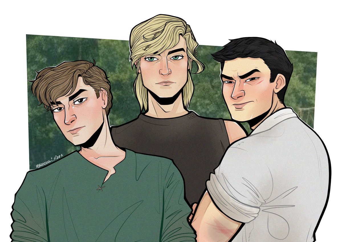 Broccoli__Pizza's tweet photo. 🌿 THE MAZE RUNNER WEEK 2021 🌿
📚Day 1
The Ivy Trio themselves
I should have done this long ago... And now you can see my versions of these strong guys from books!
#TheMazeRunner #TMRWeek #НеделяБвЛ https://t.co/oFgpjSFOvH