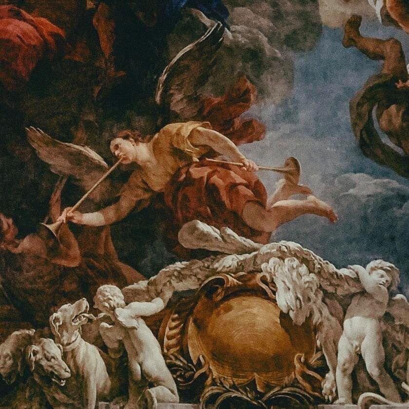 fxnction_fx's tweet photo. Versailles ceiling by Jean-Baptiste de Champaigne https://t.co/JQV2htuVy1