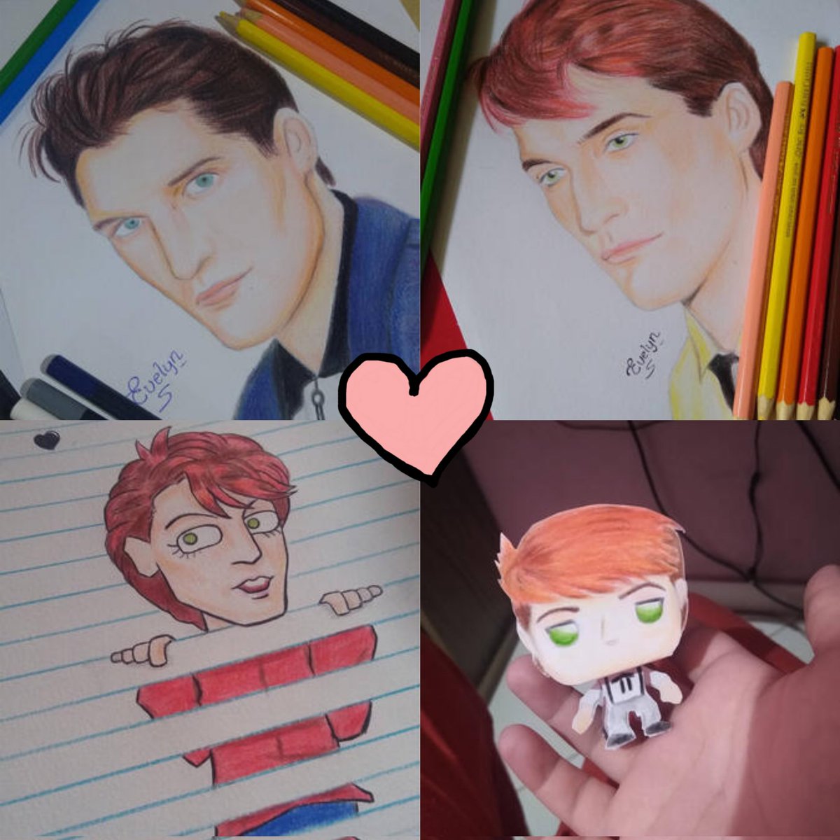 computerweltmp3's tweet photo. while it's not yet December in my country  🇧🇷 let's remember some art I made with paper and colored pencils for Steve ✍🏼❤️ Uuh happy pre-birthday to this amazing man 🎉 @istevejansen https://t.co/4Lzpg4CtsT