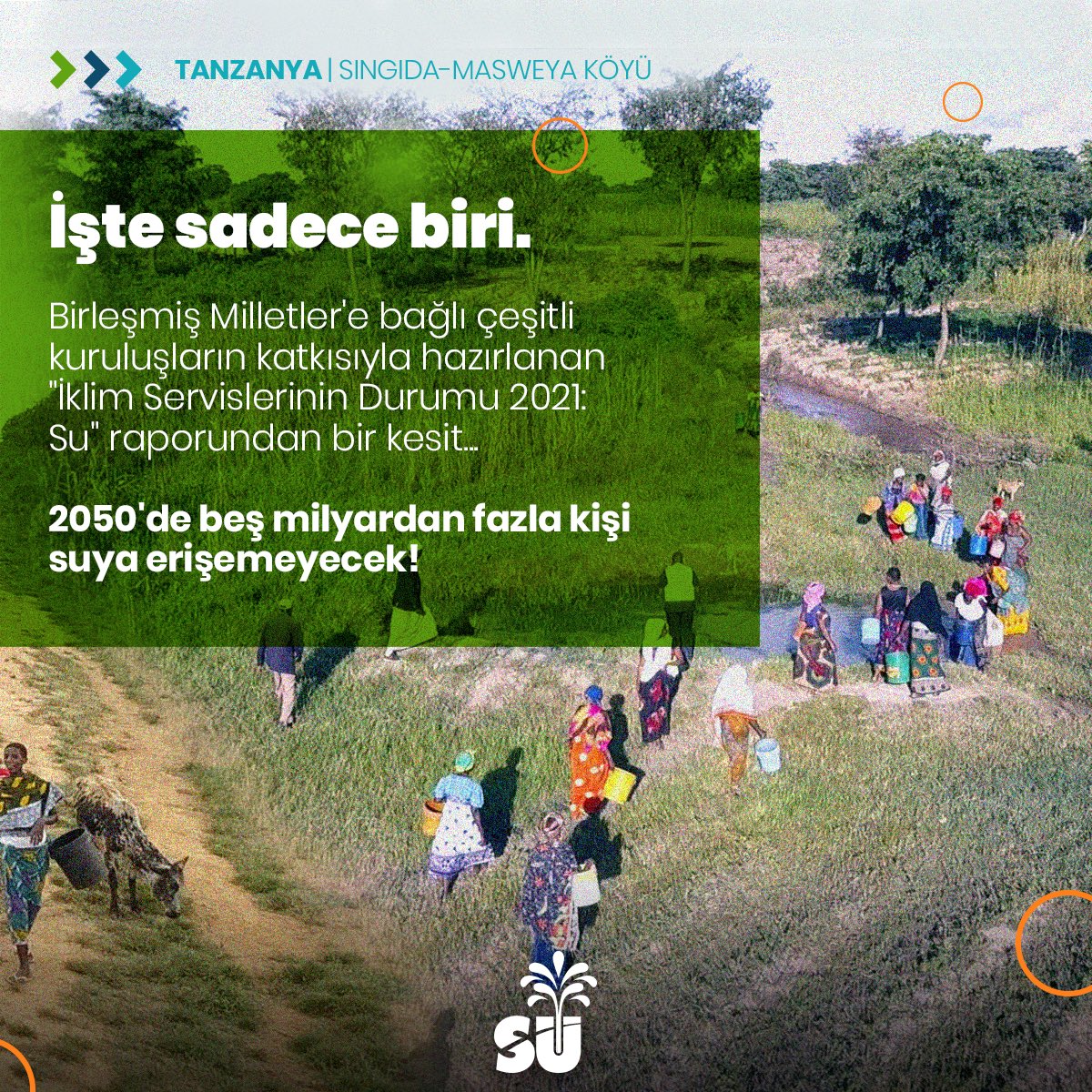 sukuyusudernegi's tweet photo. İşte sadece biri.
❗Birleşmiş Milletler'e bağlı çeşitli kuruluşların katkısıyla hazırlanan "İklim Servislerinin Durumu 2021: Su" raporundan bir kesit...
2050'de beş milyardan fazla kişi suya erişemeyecek!
#sudansebepler #sukuyusu https://t.co/CGxMeQRkD8