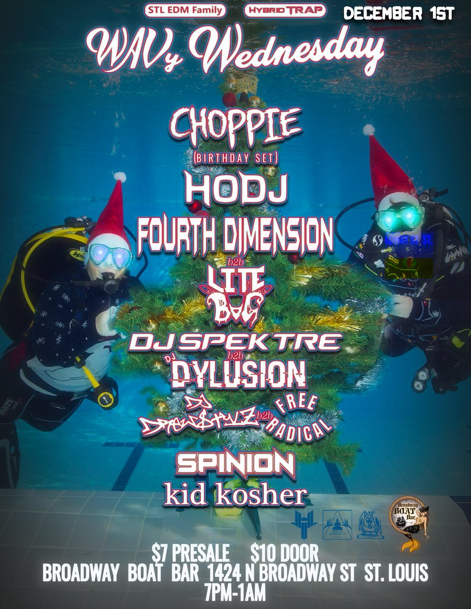 HybridTrap's tweet photo. Just Announced!
https://t.co/vDcUK8CQR1
#justannounced #stl #stledm #stlouis #saintlouis #stlmo #stllife #downtownstl #music #rave #bass #dubstep #house #dj #party #wavy #wednesday https://t.co/VVQtcZhde6
