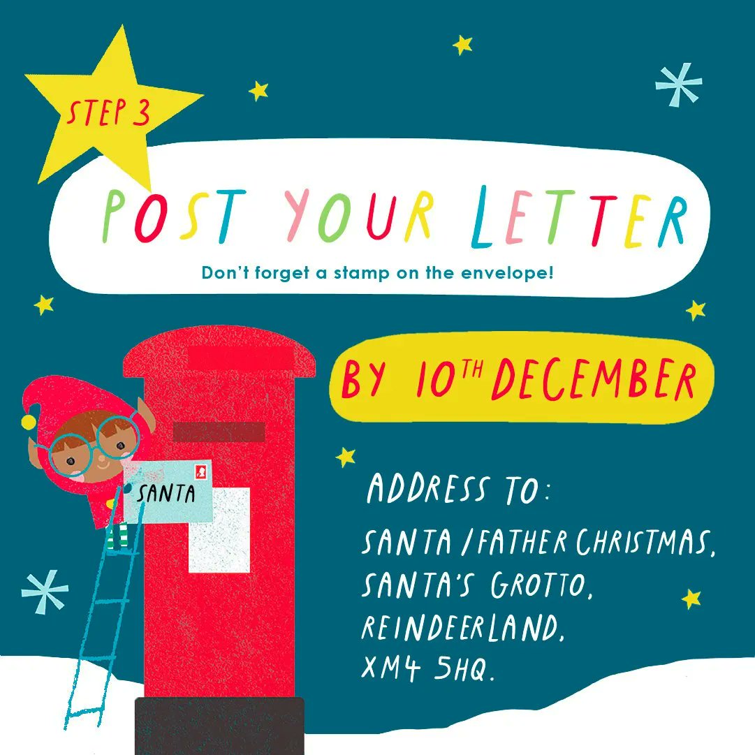kpmgroupUK's tweet photo. If you have a younger child it's not too late to receive a reply from Santa.
Last post to Reindeerland is Friday 10 December.

Don't forget your name/address and use a stamped envelope.
https://t.co/DWbf0R4kBI
@RoyalMail #writetosanta #printing #paper https://t.co/iScmo3H127