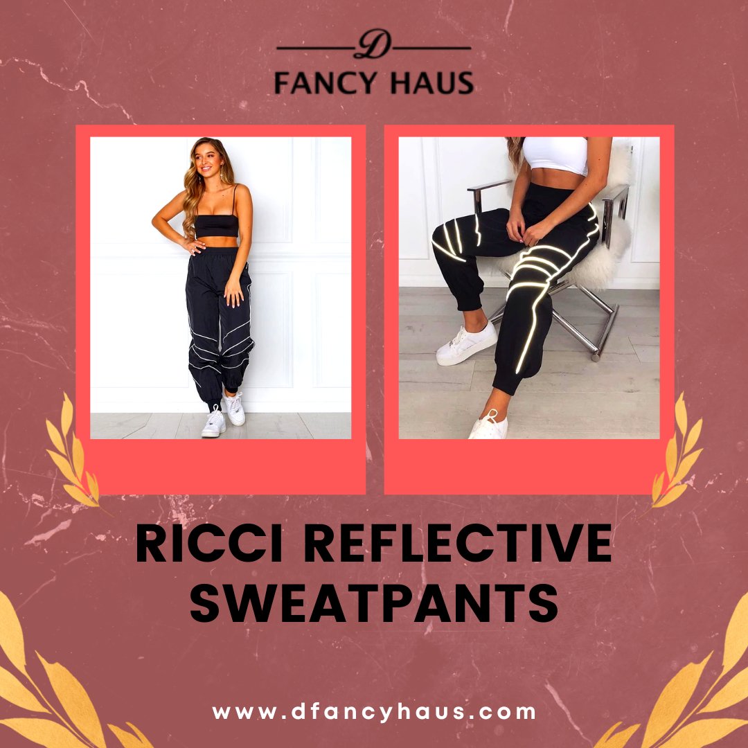 shopdfancyhaus's tweet photo. RICCI REFLECTIVE SWEATPANTS🤩🤩

Made out of the finest cotton there is and in addition stripes all over the pants made out of our self-developed reflective garments that have a shiny effect under light.

Check it out Now :

🌐 https://t.co/K3mCVYV8ze

📧 info@dfancyhaus.com https://t.co/wuDRHzUWVW