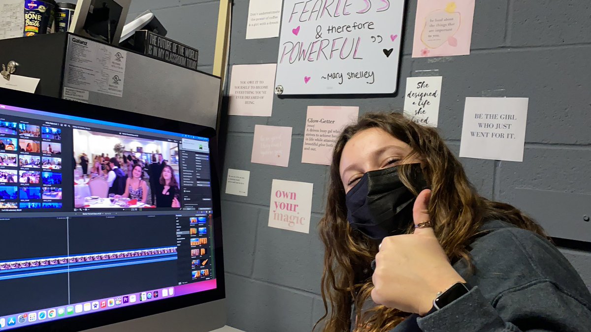 mia_sciabica's tweet photo. Editing the Senior Formal video!! Can’t wait to present this to the Class of 2022!😄🥳 Stay tuned…👀 @hprhs_kateking @kfenlon67 @JonTallamy @DeodinoWildcats #hprwildcats #seniorformal #editing https://t.co/YOZgvIvlOp