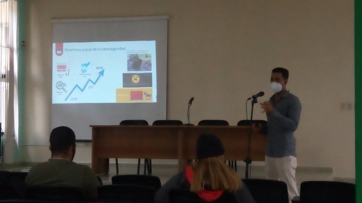 universidad_uci's tweet photo. A propósito del Día Internacional de la #Ciberseguridad la Universidad desarrolla #Hoy una conferencia sobre Seguridad Informática, la final del hackathon y la presentación de los servicios y cifrados de información digital de la institución. #CubaRedesSeguras #Cuba @MINCOMCuba https://t.co/QnGeKxYbsq
