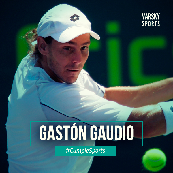VSportsTM's tweet photo. Talento puro, campeón de Rolanga y Top 5 del mundo. Dueño de un revés que era un poema. Una manera de sentir vida y tenis. #CumpleSports Gato Gaudio. https://t.co/2aXmZX8dUh