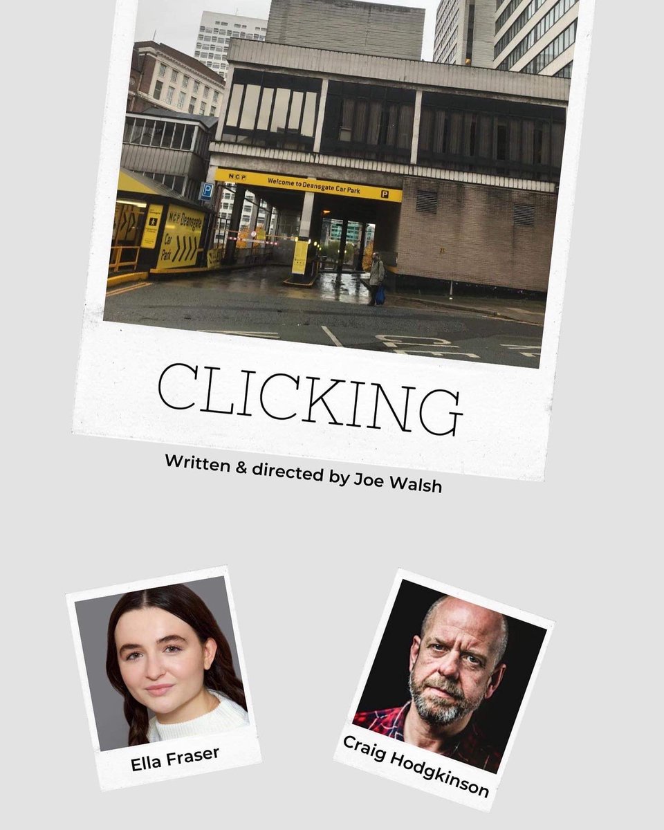 Announcement!
Manchester Minutes #2 - Play 1

• Clicking •

“Two strangers meet in suspicious circumstances, but slowly we realise all is not what it seems, and the pair may just share a very special and unique connection”
ticketsource.co.uk/two-in-a-bed-t…