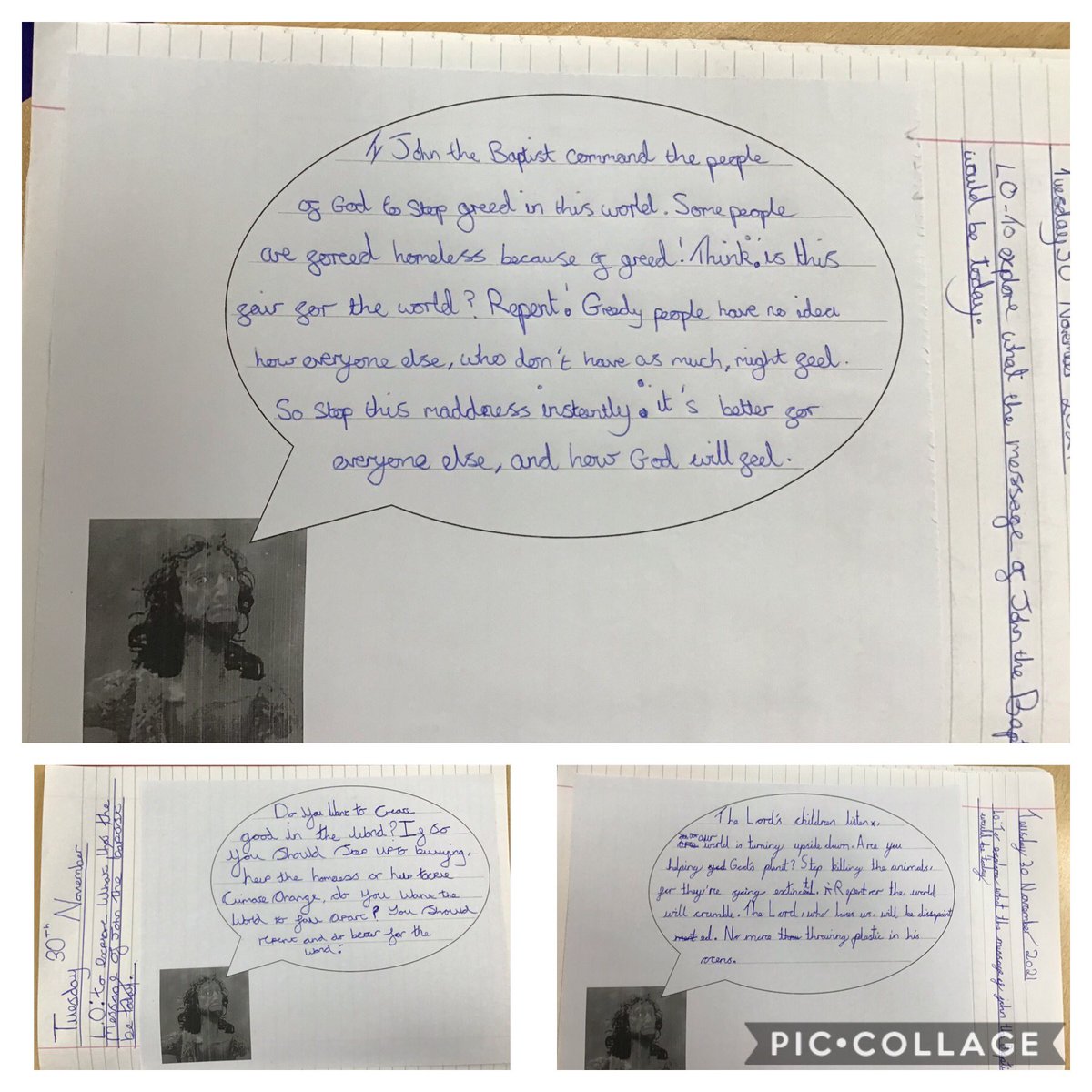StLaurenceCE's tweet photo. Y6 have stepped into the sandals of John the Baptist this afternoon and they urge us to repent. Lots of modern day issues which need to be tackled! #preparingtheway https://t.co/dgK3UJuTsm