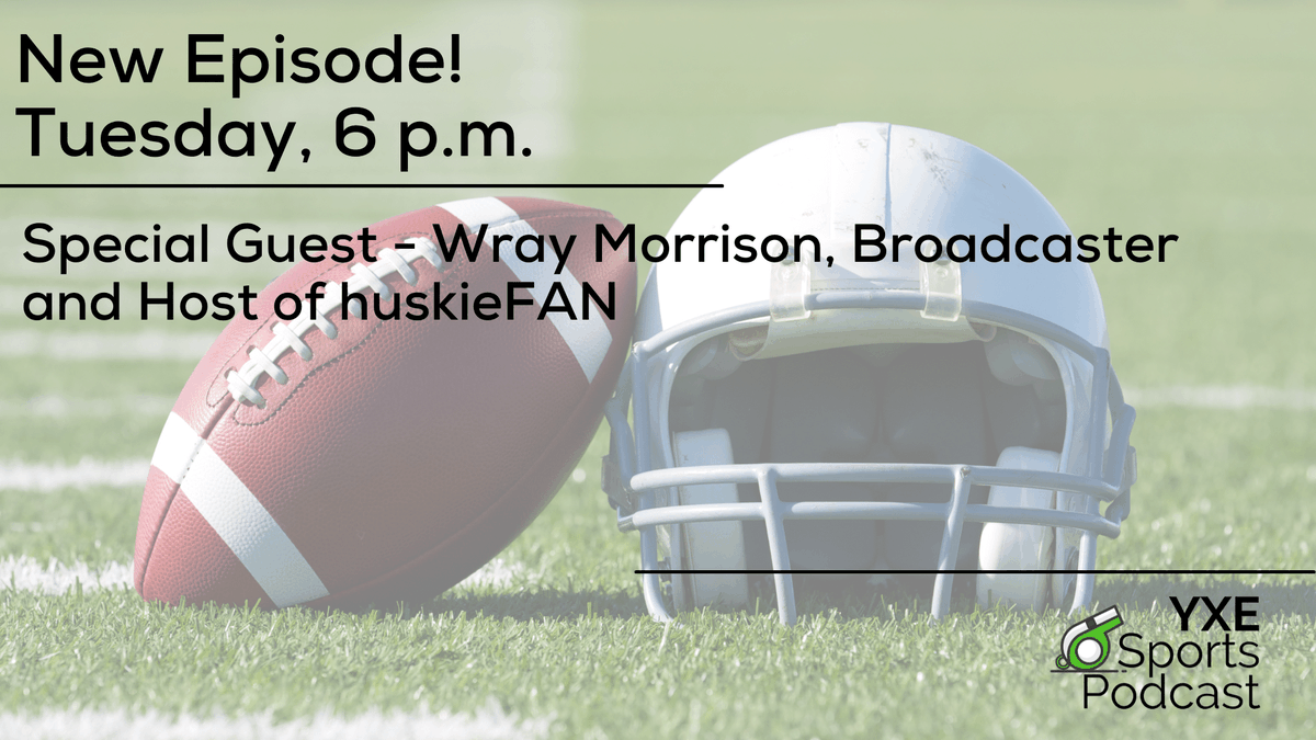 A new episode is on the way with broadcaster, host of <a href="/HuskieFANdotca/">HuskieFAN.ca</a>, and friend of the podcast, <a href="/WrayMorrison/">Wray Morrison</a>! <a href="/MattMorrison72/">Matt Morrison</a> and Wray will discuss the <a href="/skhuskies/">Huskie Football</a> road to the Vanier Cup!

Watch LIVE tonight at 6 p.m. on our FB page or on YouTube - youtube.com/c/knowYXE.