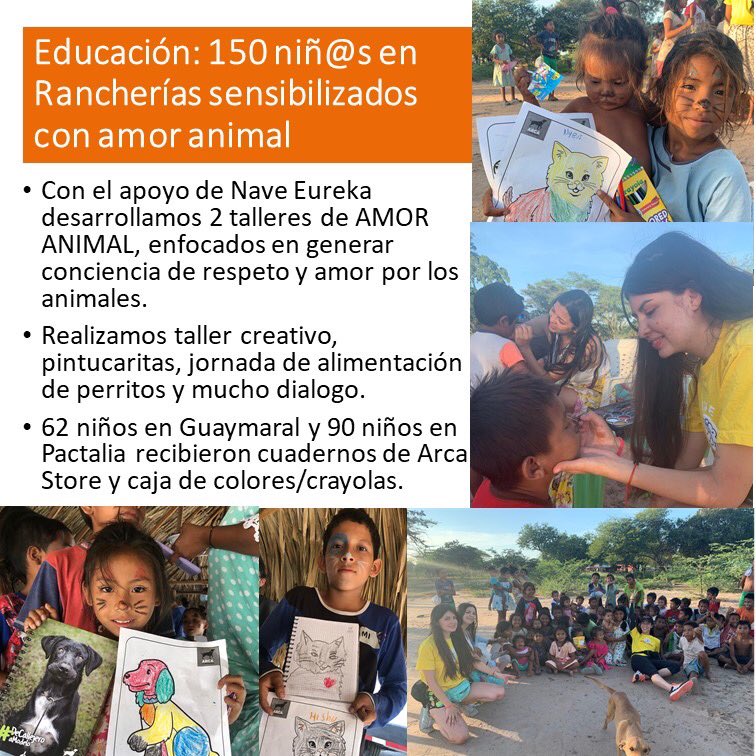 ArcaLuminosa's tweet photo. ¡ESTERILIZACIÓN Y EDUCACIÓN! La única forma de transformar la realidad de los animales en la Guajira ✅ Esta es la primera de muchas #MisionSalvaChandas https://t.co/OjWDr6beuH