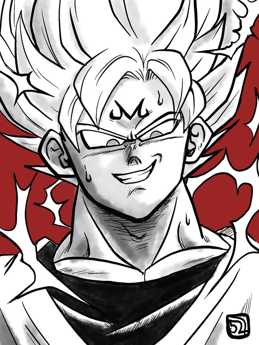 「Majin Goku 」|NICOのイラスト