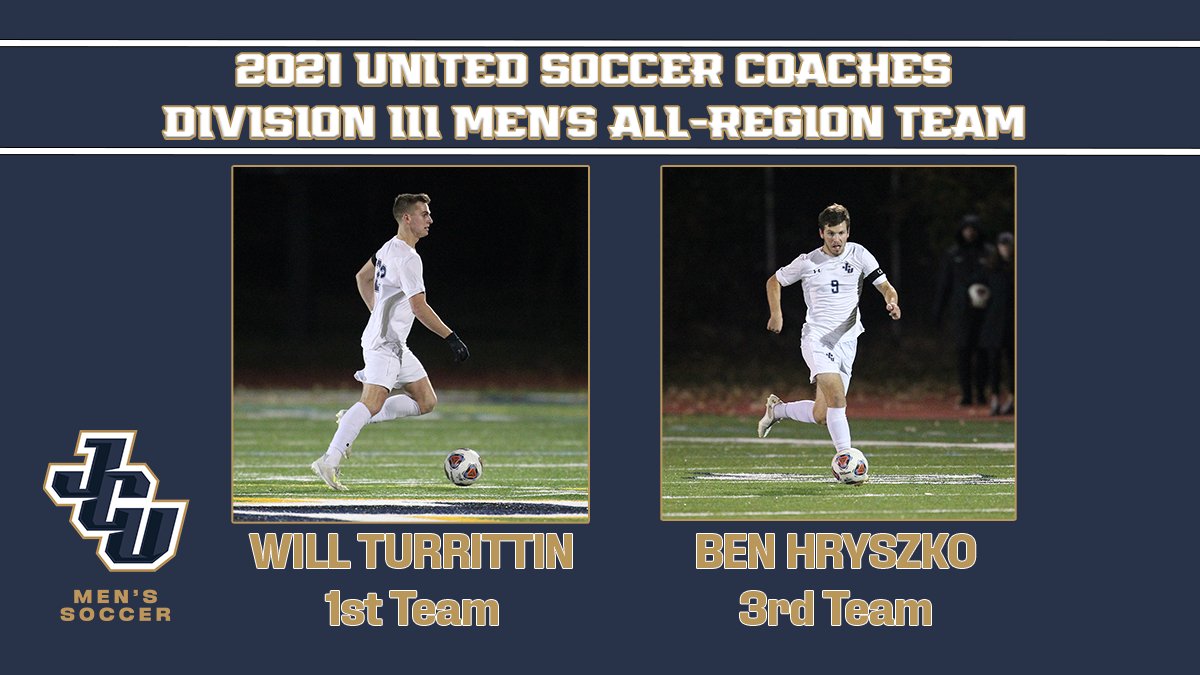 jcusports's tweet photo. MSOC: Two Blue Streaks have earned All-Region recognition from @UnitedCoaches!

Will Turrittin was named to the First Team and Ben Hryszko made the Third Team. Full story ⬇️

📰 https://t.co/K80mifHoF3
#GoStreaks⚡️ @jcumenssoccer https://t.co/2rgVPhBIbW