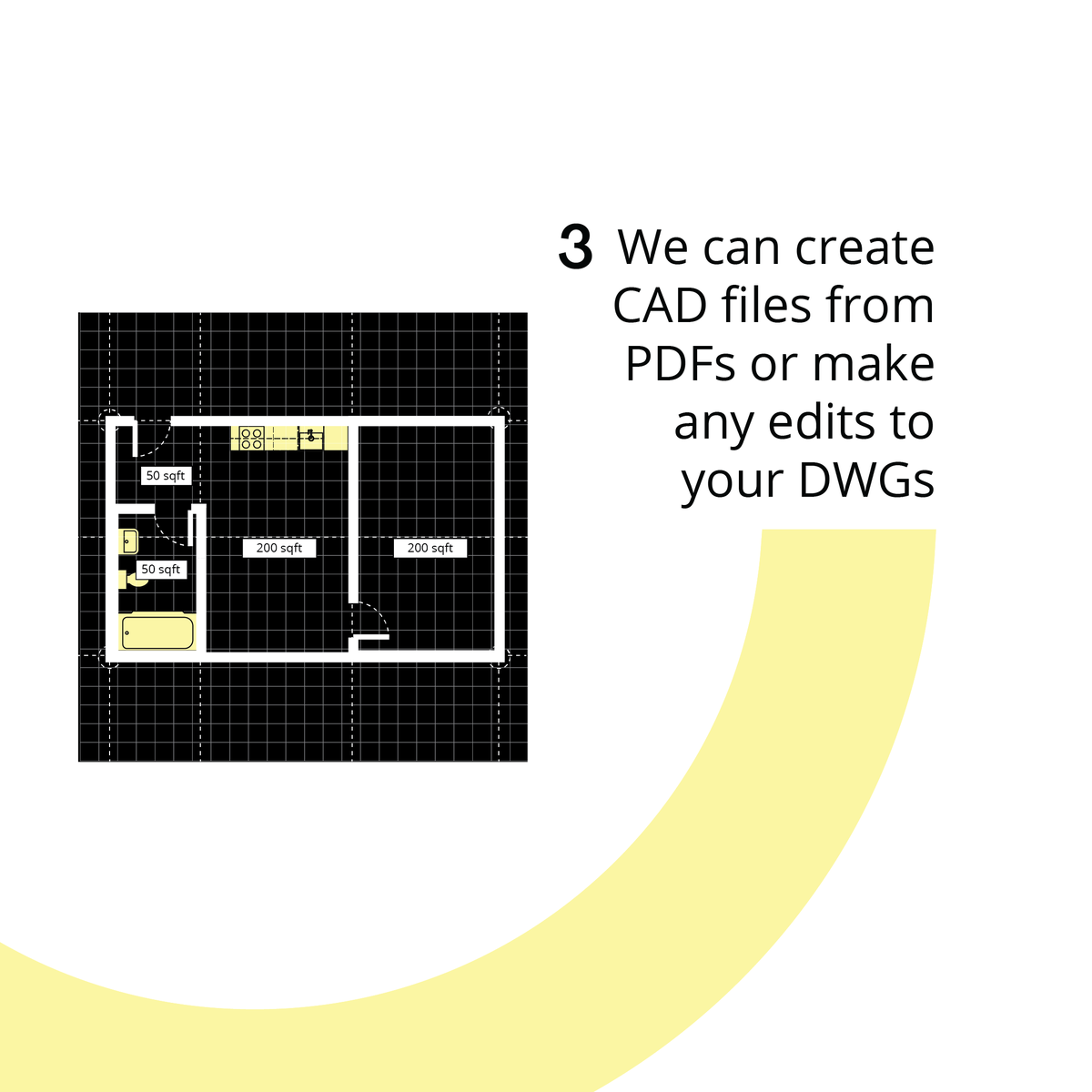 Need help with CAD drawings? Proficient in AutoCAD and other 2D softwares, we can create CAD files from your PDFs or make any edits to your DWGs you may need. Call, email, or DM us to get started! 📐 #LetsFloorplay