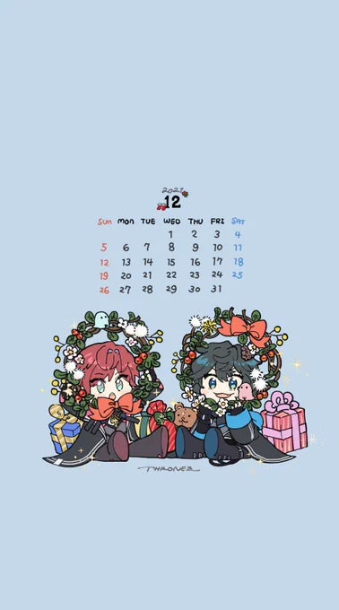 🎁☃️❄️🎄
#AXIART #イロ絵す #THRONEZ 