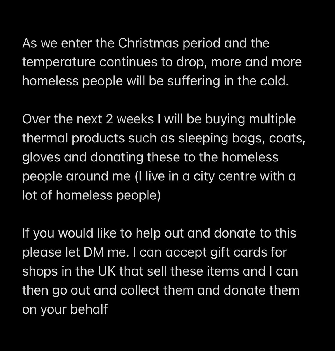 If you can help out that would be greatly appreciated! 

You can also help out by retweeting this tweet and sharing it to your followers