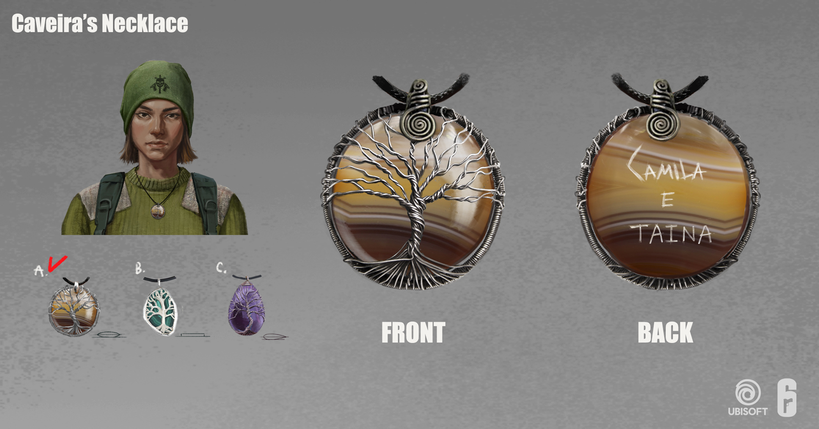 Rainbow six 2024 siege necklace