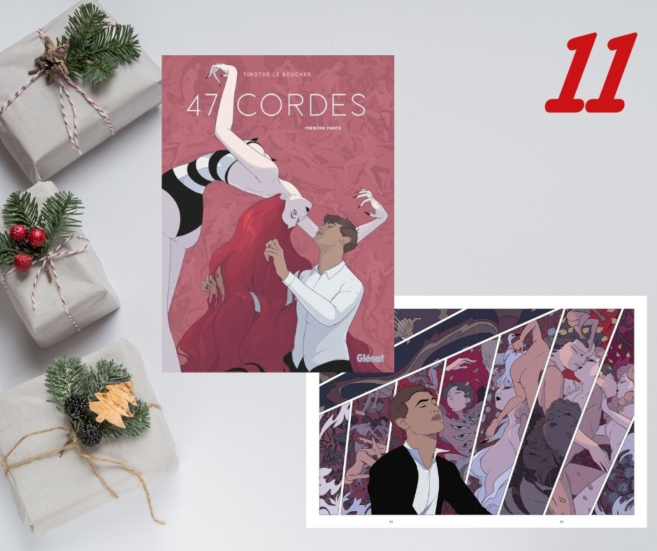 StoryBD's tweet photo. 🎅La onzième case de notre calendrier est pour Timothé Le Boucher! 🎄
Un musicien, en quête de légitimité, rencontre une cantatrice qui va le soumettre à 47 défis pour obtenir l'instrument de ses rêves.❄ https://t.co/jBKAasSbsj
