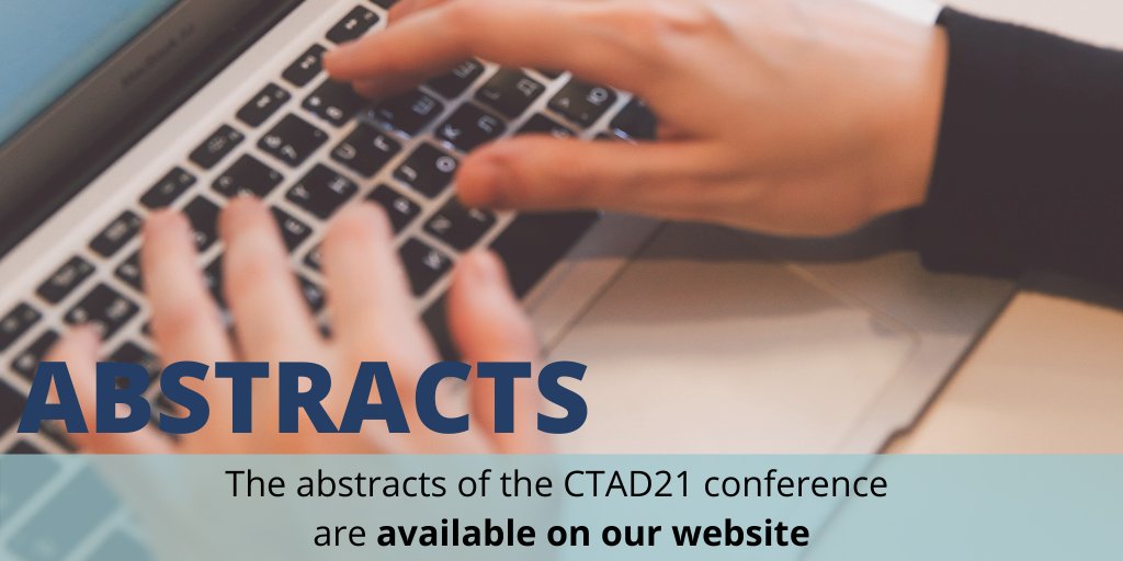 CTADconference's tweet photo. Want to browse the #CTAD21 abstracts?
They are available now on our website.
👉 https://t.co/Gq3tRLts4q https://t.co/OzSJDN6OUI