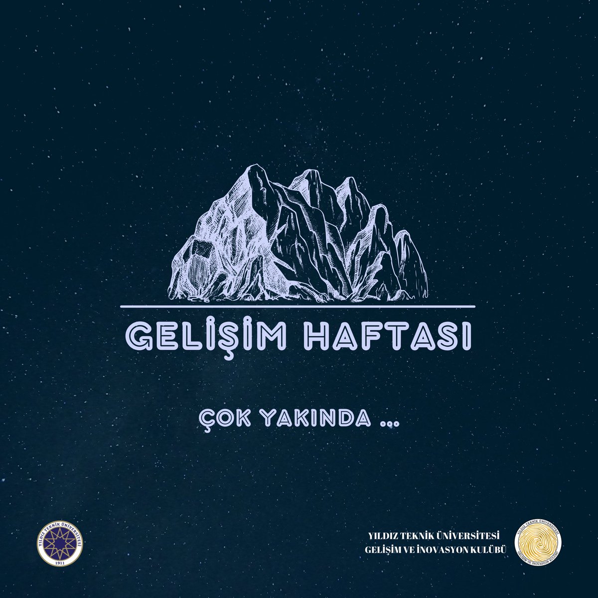 ytugeik's tweet photo. Geri sayım başladı! 🔜

Sektörlerin tecrübeli isimlerini üniversitemiz öğrencileriyle buluşturmayı hedefleyen Gelişim Haftası etkinliğimiz çok yakında sizlerle. Takipte kalmayı unutmayın! ⭐ https://t.co/w7FqggLIQ0
