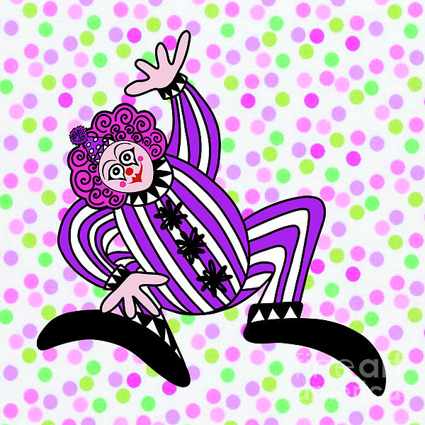 annhansonart's tweet photo. New artwork for sale! - "Purple Clown" - https://t.co/1XP0MJgdVW @fineartamerica https://t.co/uyJgYCRWga
