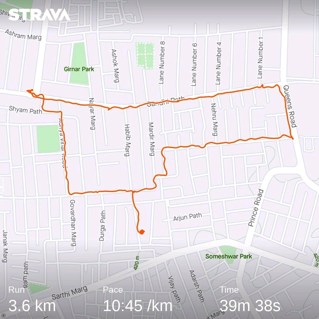 iamanumit's tweet photo. Check out my activity on Strava: https://t.co/vXapzU7WS9 https://t.co/KX0T1QRi7k