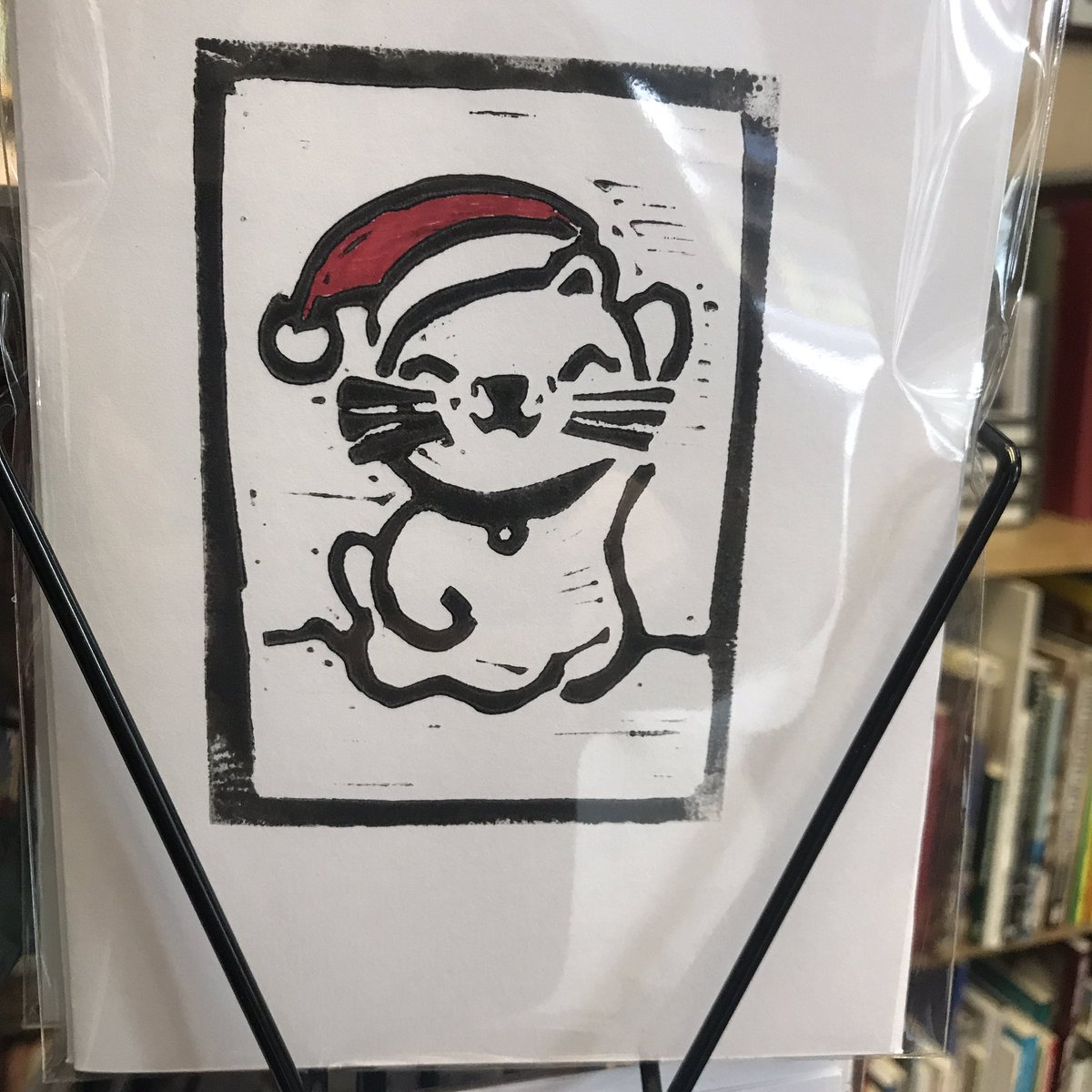 KIbooksandmusic's tweet photo. We don’t stock a large number of Xmas cards (part ii) but we’re very pleased with the ones you have, which reflect our #indiesheffield ethos #coloursofsheffield #sombrero_printmaking #bananameinhoff #ellavasketch #maryhousedesigns https://t.co/Ce7YvcKLjZ