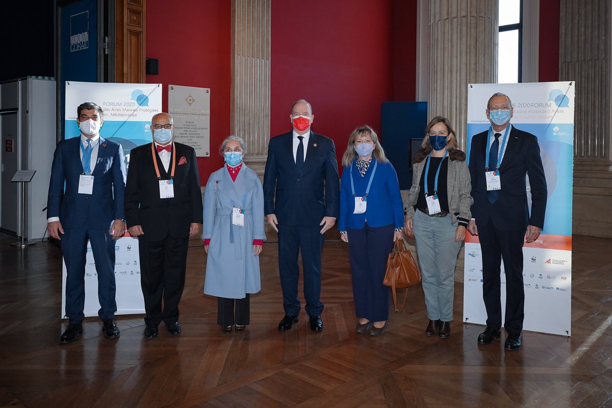 MedPAN's tweet photo. Yesterday, MedPAN, @SPARACinfos , @WWF_Med, @FPA2 launched the 3rd #medmpaforum, in presence of H.S.H Prince Albert II of Monaco at @OceanoMonaco. Special thanks to @cbesancon for moderating the event ! Objective: 2 days of exchanges to finalise the post 2020 #MPA roadmap https://t.co/9TiEWEs1b8