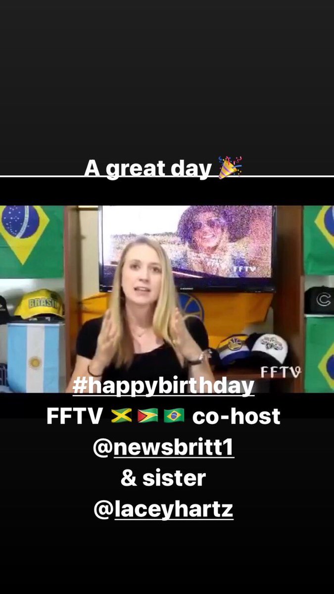 FFTVToday's tweet photo. #happybirthday @Brittani_1 🇯🇲🇬🇾🇧🇷🎉🎂💥🙌🏽 always ALL the BEST! FYI @DanaPerino lookalike #lookalike #WhyNot https://t.co/72htbCSwgf
