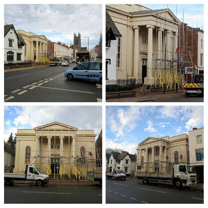 CllrAndrewDay's tweet photo. 🌟After 20 years, work began today on the old United Reform Church at Spencer Yard.  👏Leamington's Creative Quarter is coming! 🌈

#LeamingtonSpa @Warwick_DC #WDTogether @LoveLeamington @CreativeLeam @LeamingtonSpaCQ @RLSTownCouncil @leamobs @wandlconservs https://t.co/xdLMGPIqwf