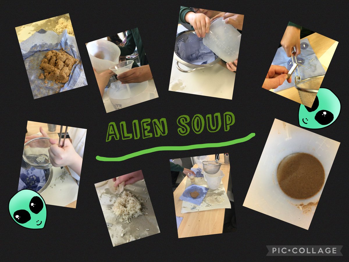 BedfordYr5's tweet photo. As part of our science this week we have conducted an investigation into Alien Soup- could we separate the different materials? Yes we could ! https://t.co/HhyiW4rcAI