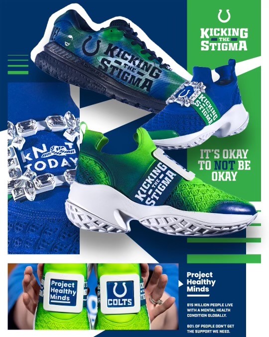 KalenIJackson's tweet photo. #KickingTheStigma on mental health is the goal with our #MyCauseMyCleats

My family is proudly representing @ProjHealthyMind and @kNOTTODAYfdn this Sunday. https://t.co/5ByYa83kel