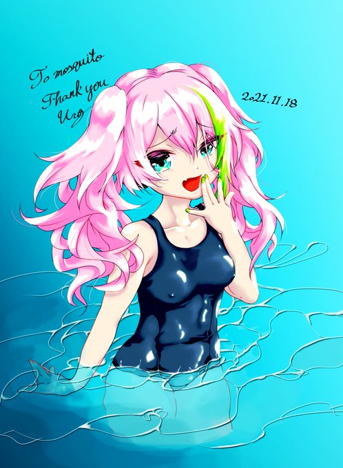 スケブ納品しました
「駅メモ! 観音町ひめ スク水」
ありがとうございました!ピンクヘアー❤(*'ω`*)
 https://t.co/Pjxo5GjP7O #Skeb #Commission @skeb_jpより 