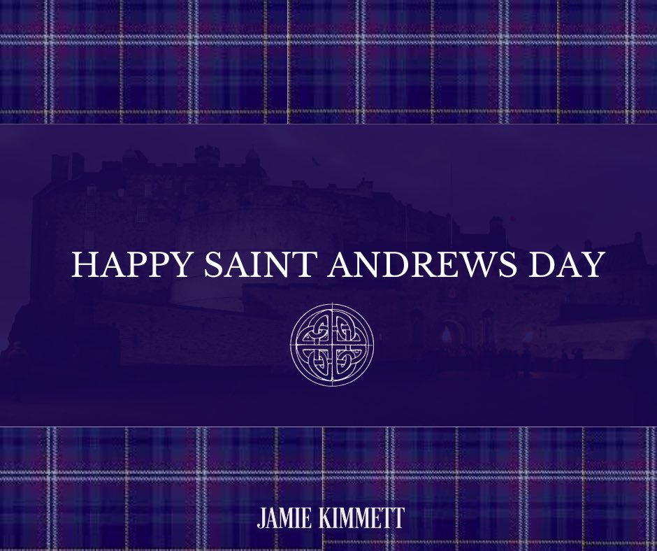 Happy St Andrews day 🏴󠁧󠁢󠁳󠁣󠁴󠁿🙏