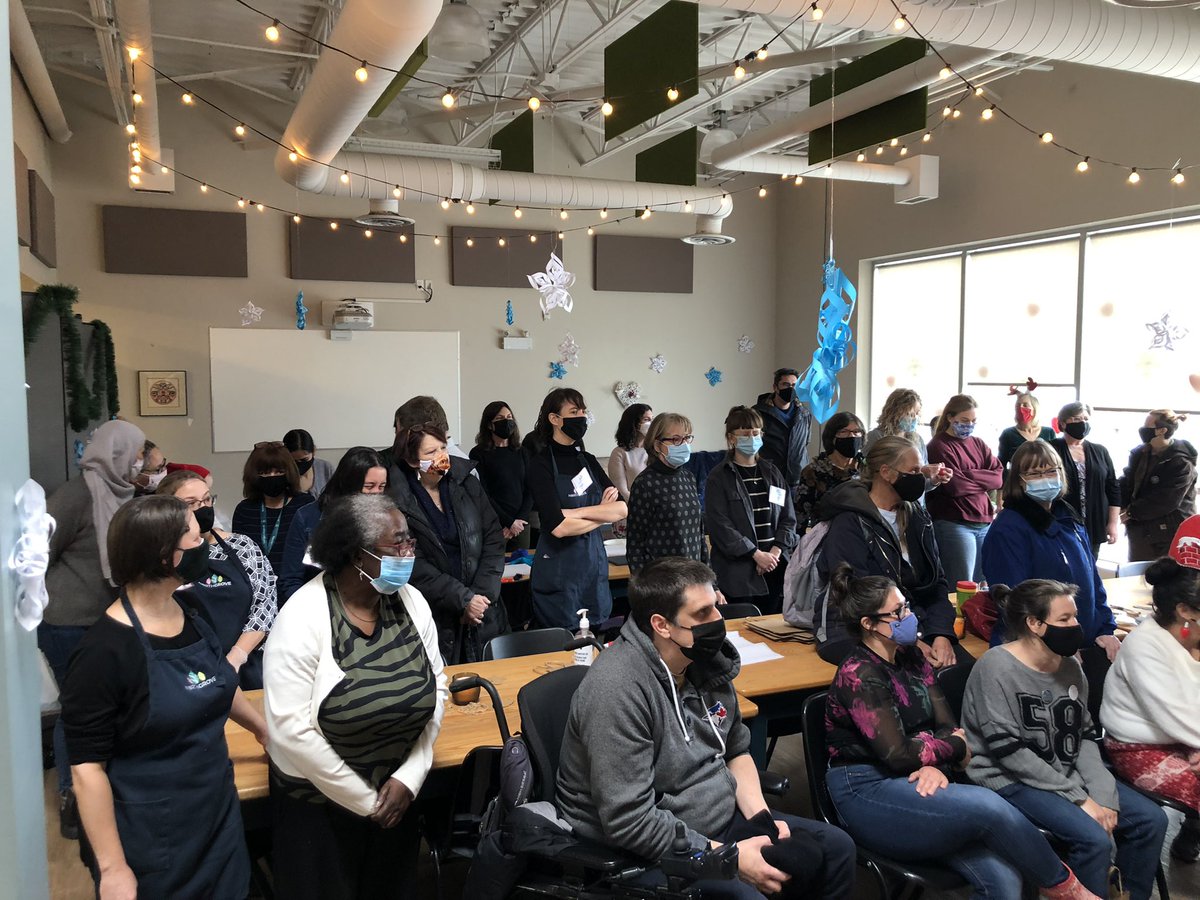 NSGives's tweet photo. What an event! @the_north_grove always kicks off their giving season in style! It was great to see community members making crafts, taking pictures, and sharing stories over food! #NSGives #GivingTuesdayCA https://t.co/Q77tf0SpKJ
