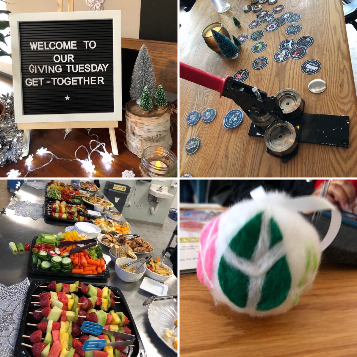 NSGives's tweet photo. What an event! @the_north_grove always kicks off their giving season in style! It was great to see community members making crafts, taking pictures, and sharing stories over food! #NSGives #GivingTuesdayCA https://t.co/Q77tf0SpKJ