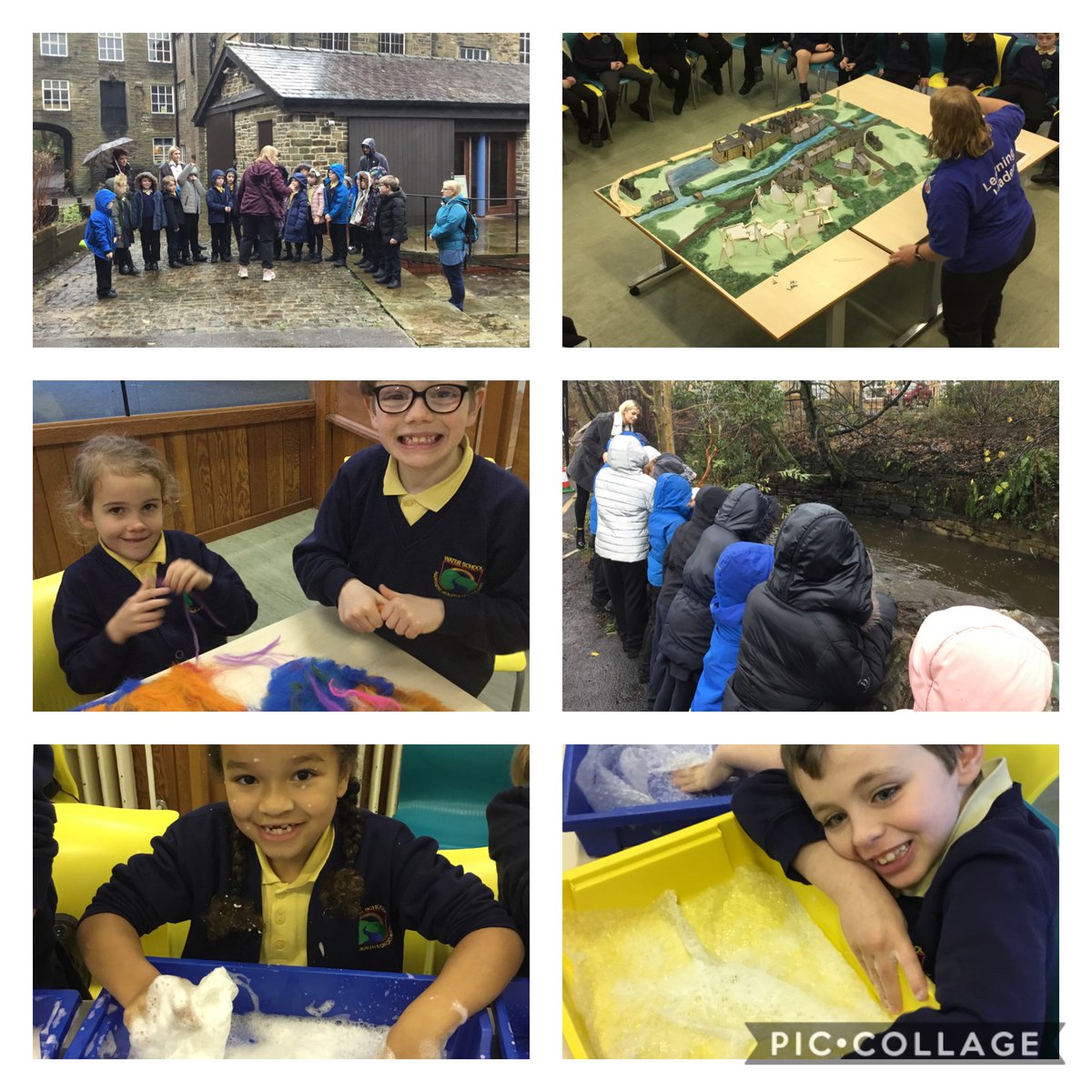 Waterprimary's tweet image. Maple Class had the best day ever at Helmshore Textiles Museum #feltmaking #milltown #objecthandling 🤩🌈