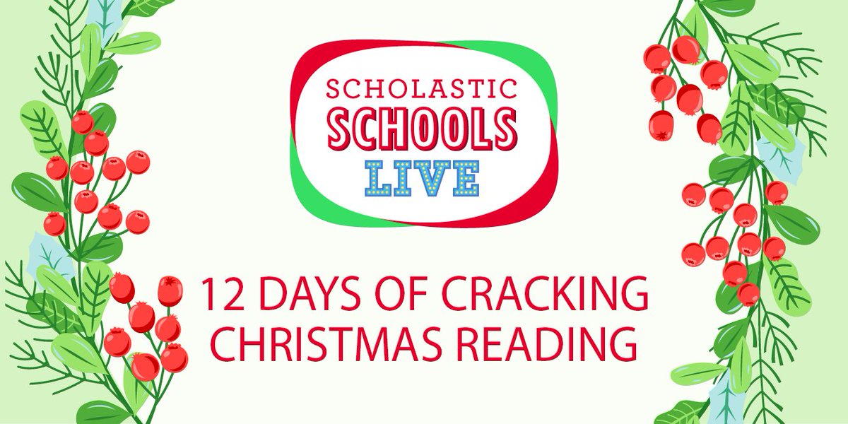 scholasticuk's tweet photo. Don’t forget to sign up for our #ScholasticSchoolsLive 12 Days of Cracking Christmas Reading, which starts tomorrow! 
 
Check out all the events announced so far, and register your class, here: https://t.co/EQbjjxBiG7 https://t.co/vudgbxHolS