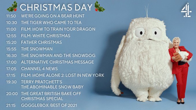 Christmas Programming Schedule 2022 Channel 4 Reveals Christmas 2021 Tv Schedule | Dorset Echo