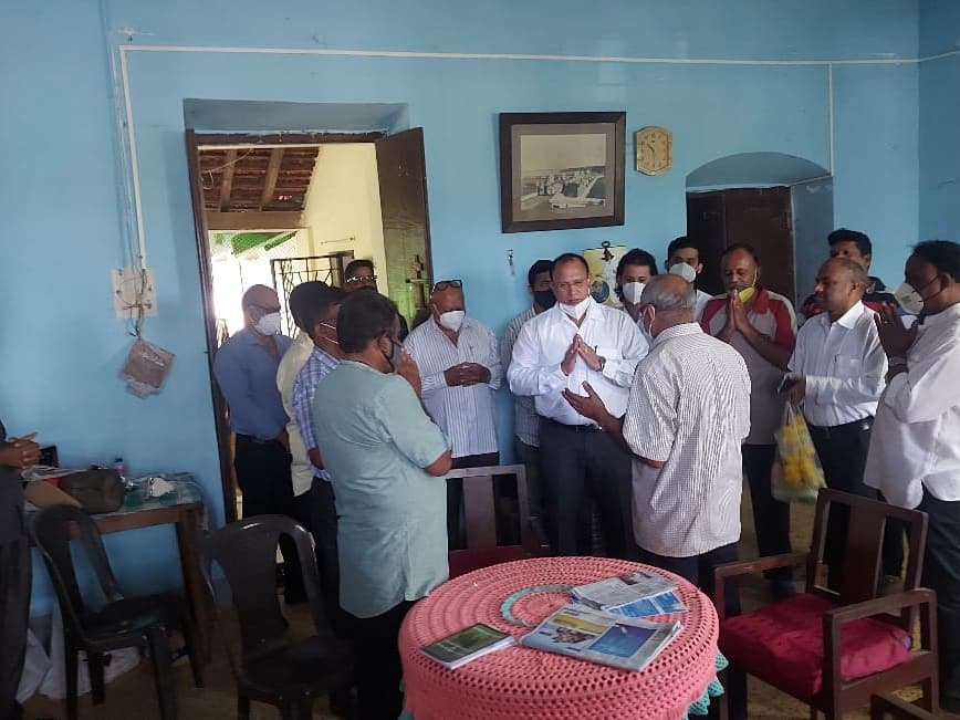 GlennTiclo's tweet photo. As we start our journey for the upcoming assembly elections in 2022, we visited and took blessings for guidance, strength and good of the people at the St Elizabeth Church, #Ucassaim. https://t.co/tPHf7R9WDE