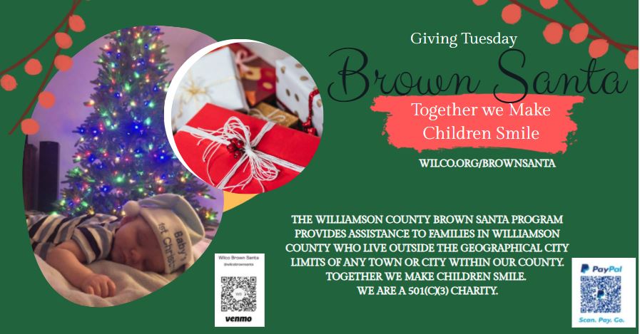 Williamson County Brown Santa (@BrownSantaWilco) on Twitter photo 2021-11-30 17:50:12