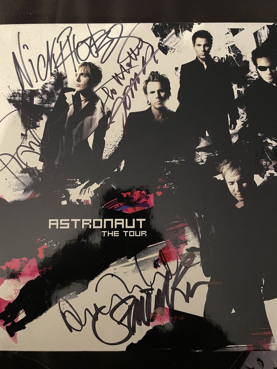 Missmolly5's tweet photo. @AlbumsDuran @PaulTheHunted and I will be covering off Astronaut next week and I’ve started my trip down memory Lane and found this pop up tour “box” of goodies! I must have been trying to preserve it as I’ve never even taken the tour programme out of its wrapped! Should I??! https://t.co/E9T4oiUMA5